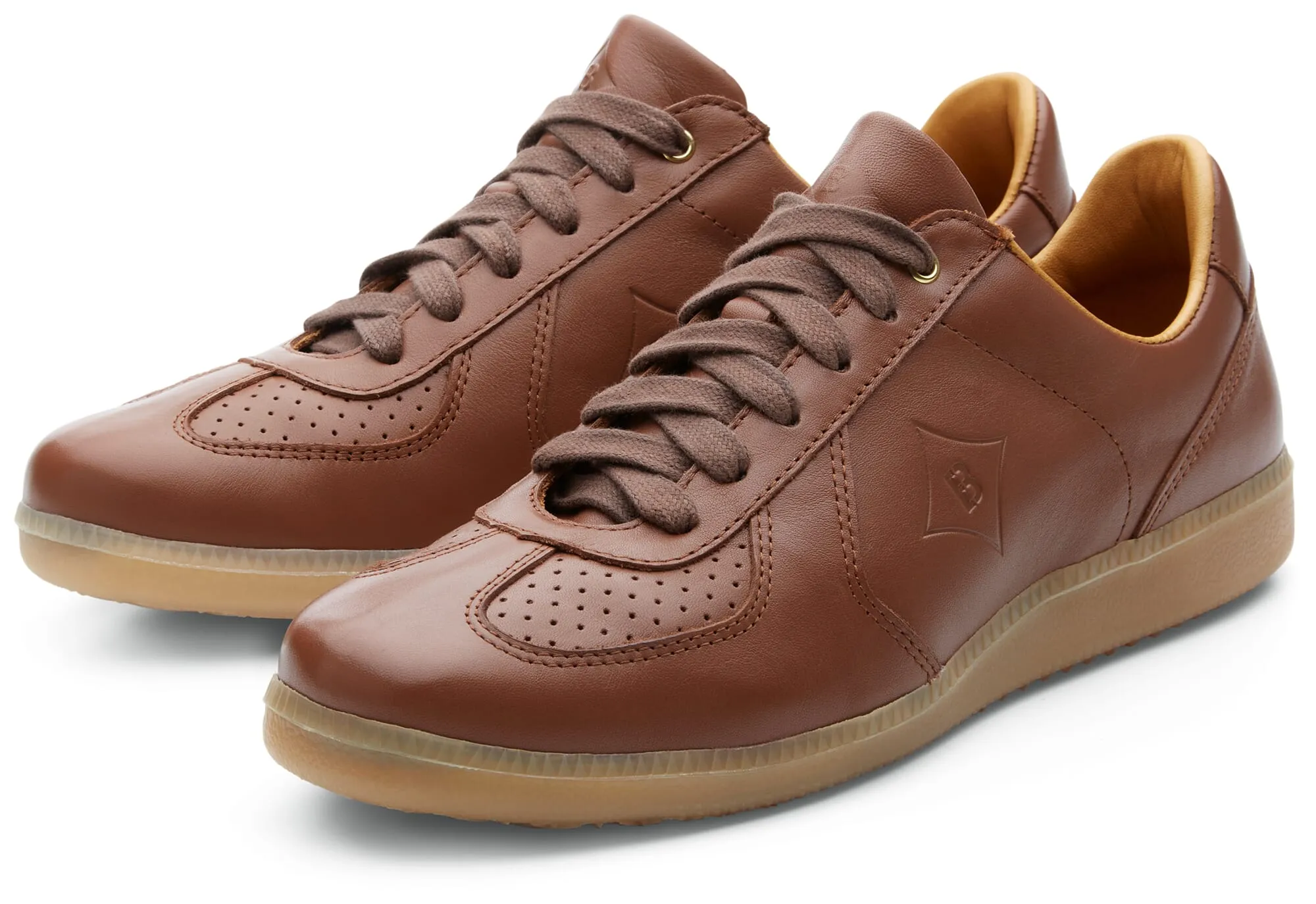 Men's sneakers cowhide, Brown | Manufactum