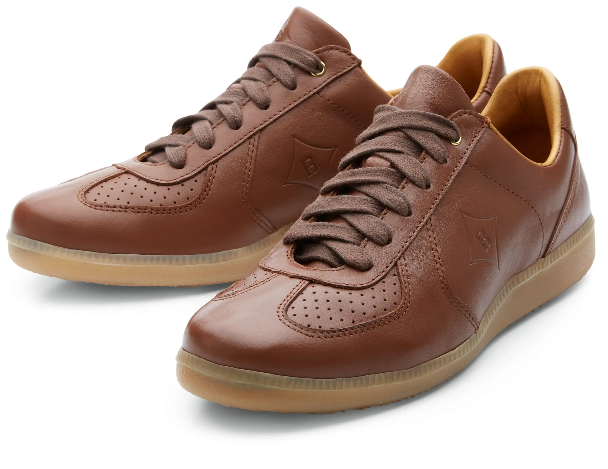 Men's sneakers cowhide, Brown | Manufactum