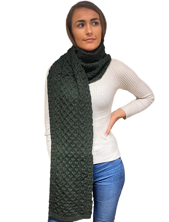 Merino Honeycomb Scarf