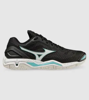 mizuno wave stealth v netball (d wide) womens netball shoes