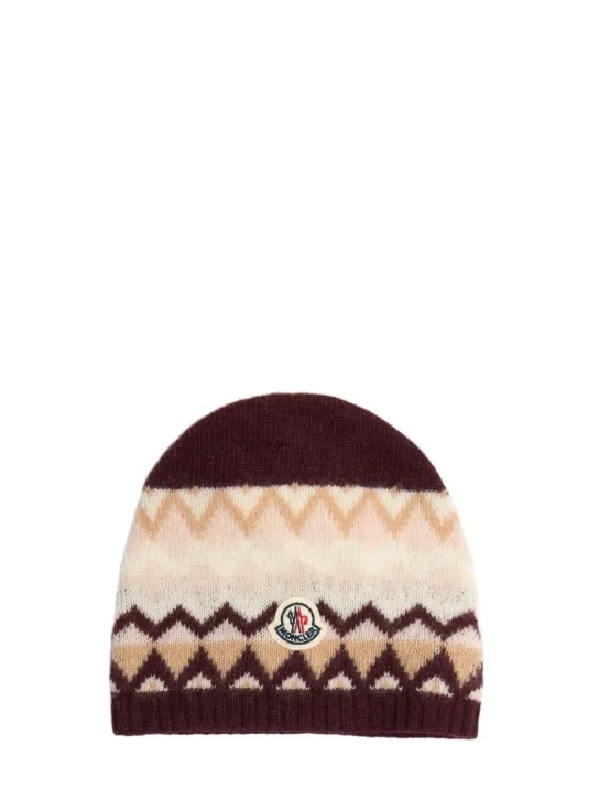 Moncler   Carded virgin wool beanie 