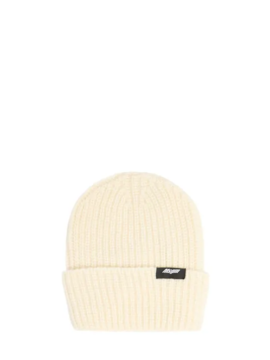 MSGM   Wool blend knit beanie 