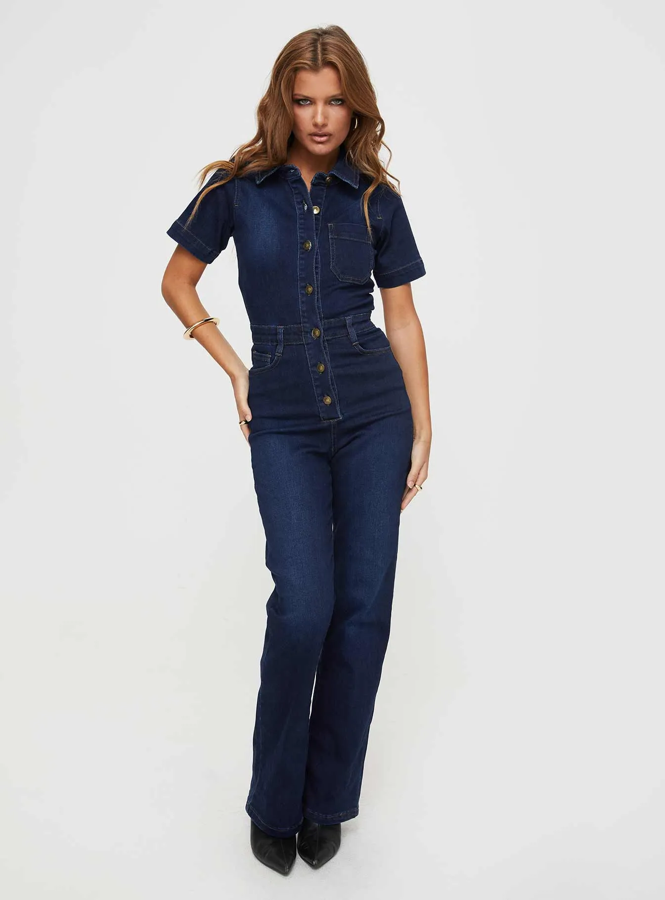 Muro Denim Jumpsuit Blue