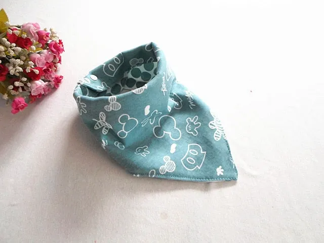 New Newborn Pure Cotton Triangle Bibs Kids Saliva Towel Waterproof Bibs BANDANA Bibs for Babies Children Baby Feeding