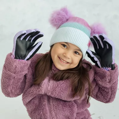 new!WinterProof Little & Big Girls Cold Weather Gloves