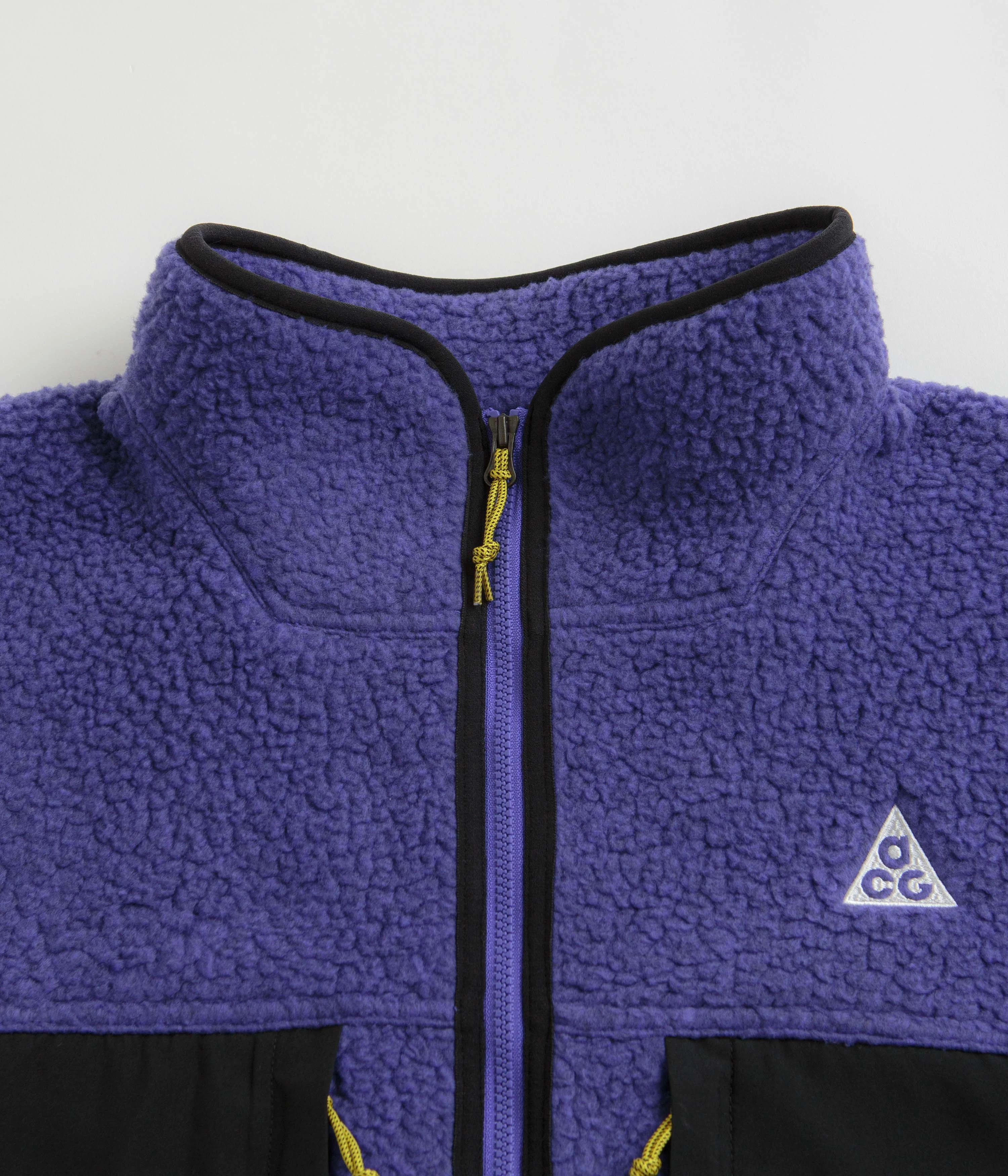 Nike ACG Arctic Wolf Full Zip Fleece - Persian Violet / Black / Summit White