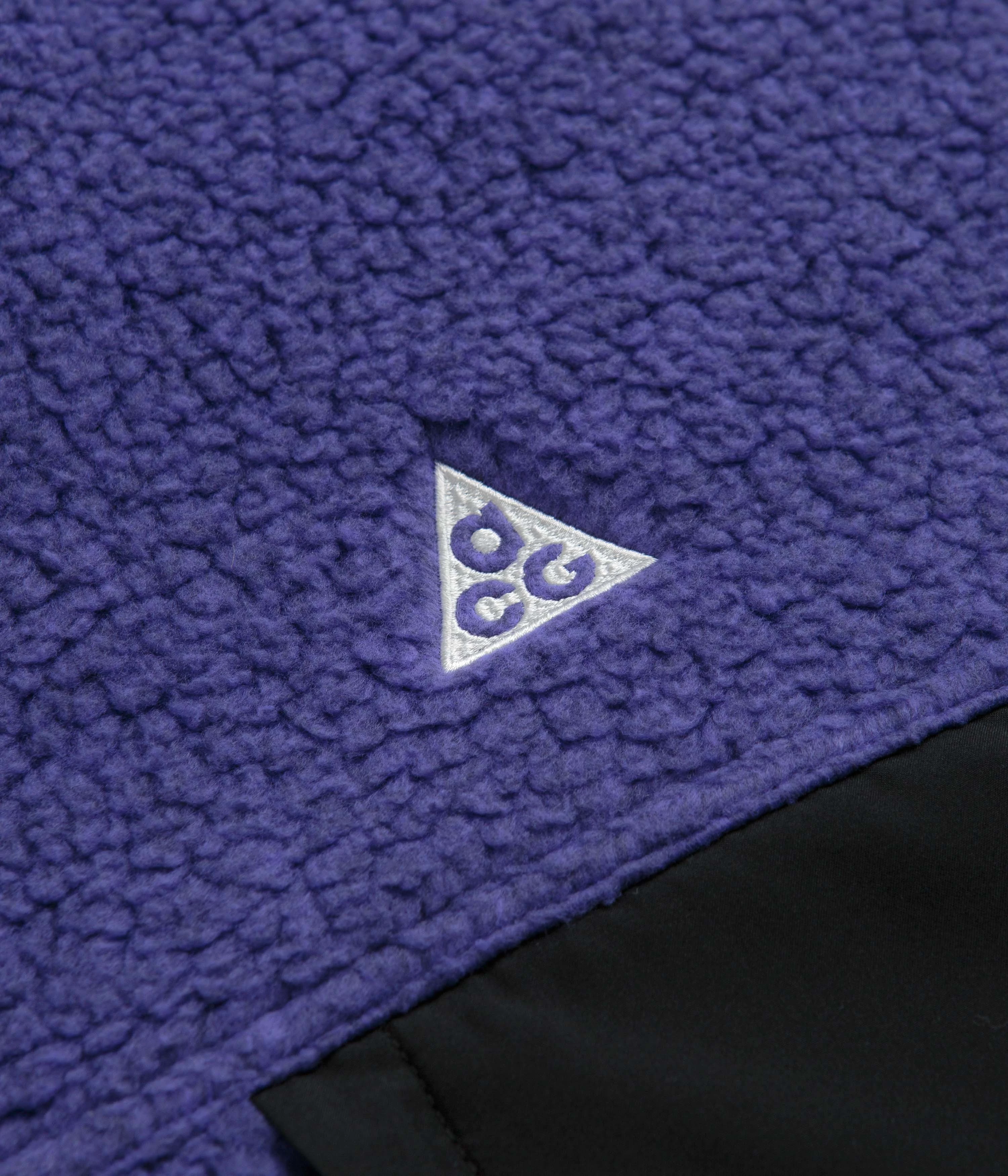 Nike ACG Arctic Wolf Full Zip Fleece - Persian Violet / Black / Summit White