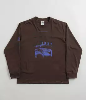 Nike ACG Bridge of Gods Long Sleeve T-Shirt - Baroque Brown