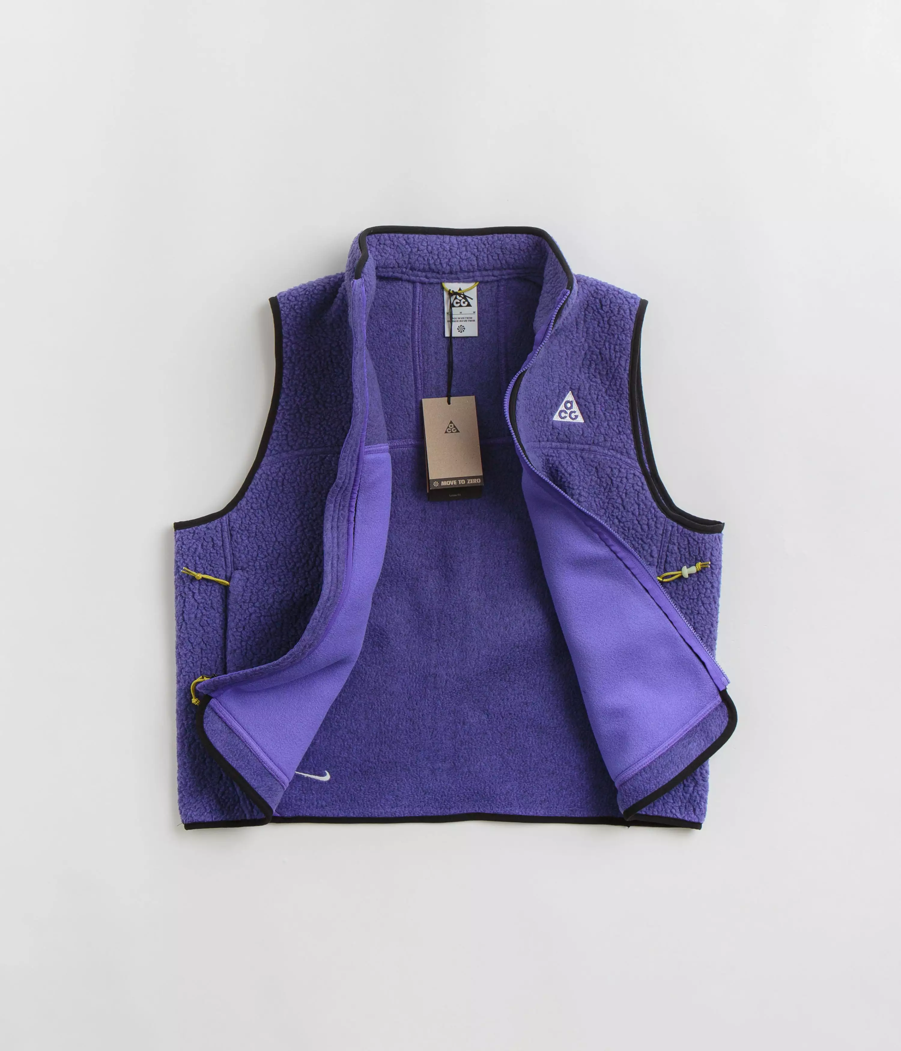 Nike ACG Womens Arctic Wolf Fleece Vest - Persian Violet / Black / Summit White