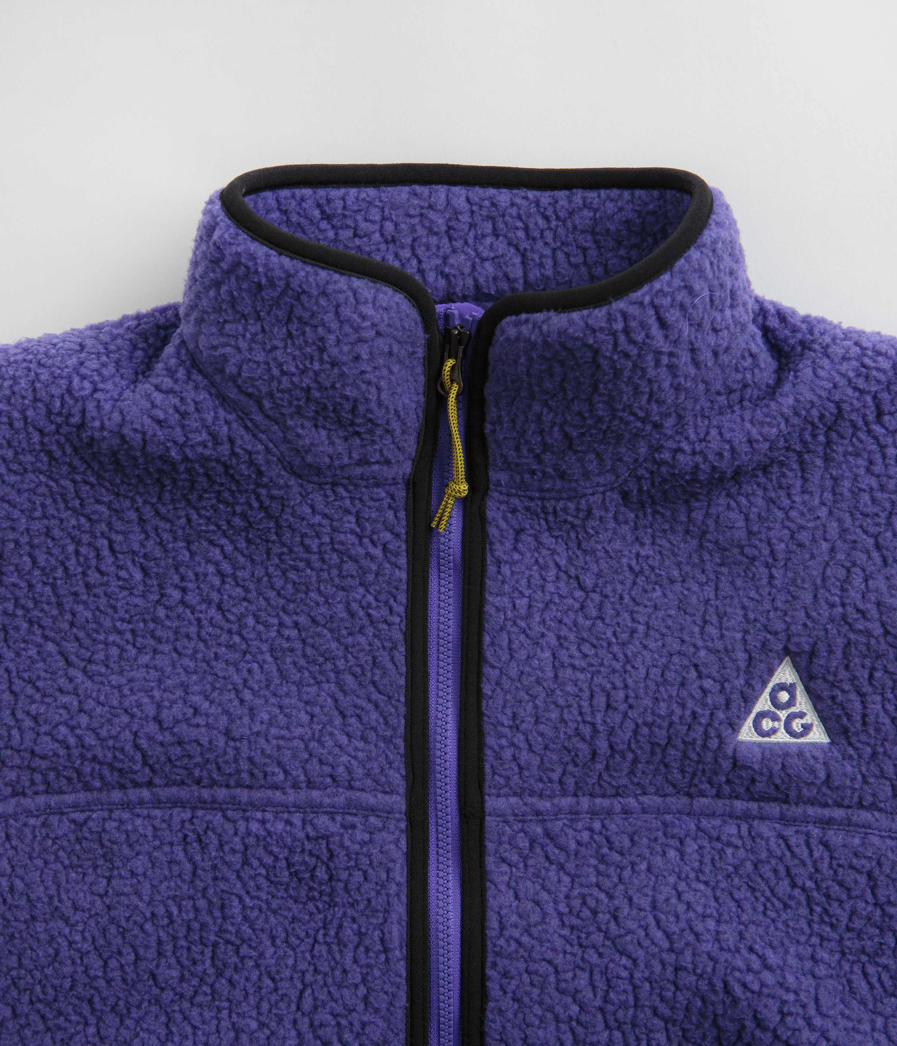 Nike ACG Womens Arctic Wolf Fleece Vest - Persian Violet / Black / Summit White