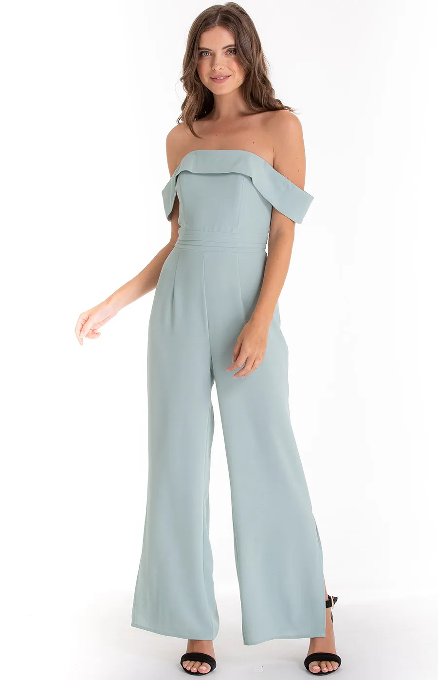 Off Shoulder Formal Jumpsuit (SJP358A)