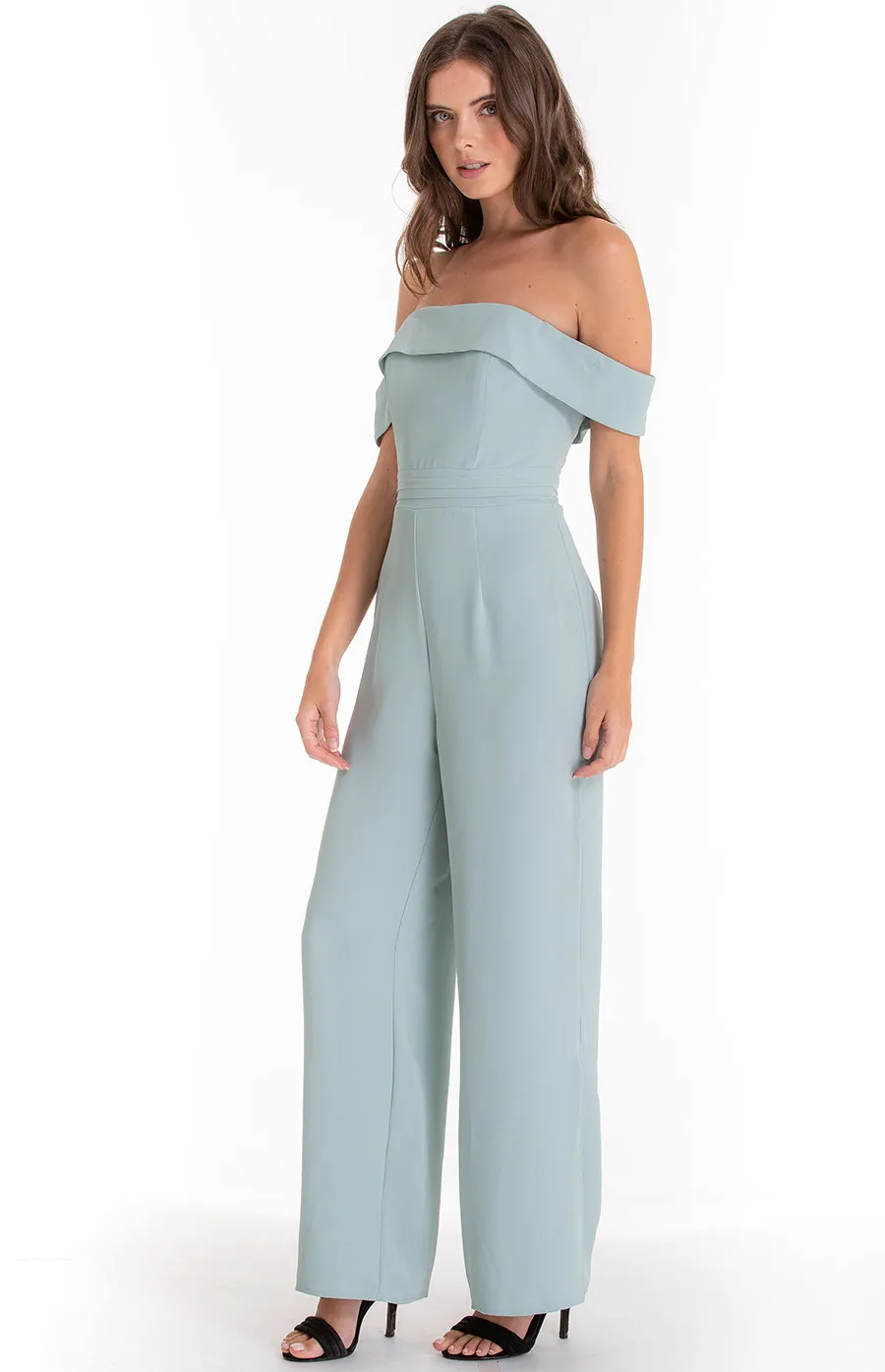 Off Shoulder Formal Jumpsuit (SJP358A)