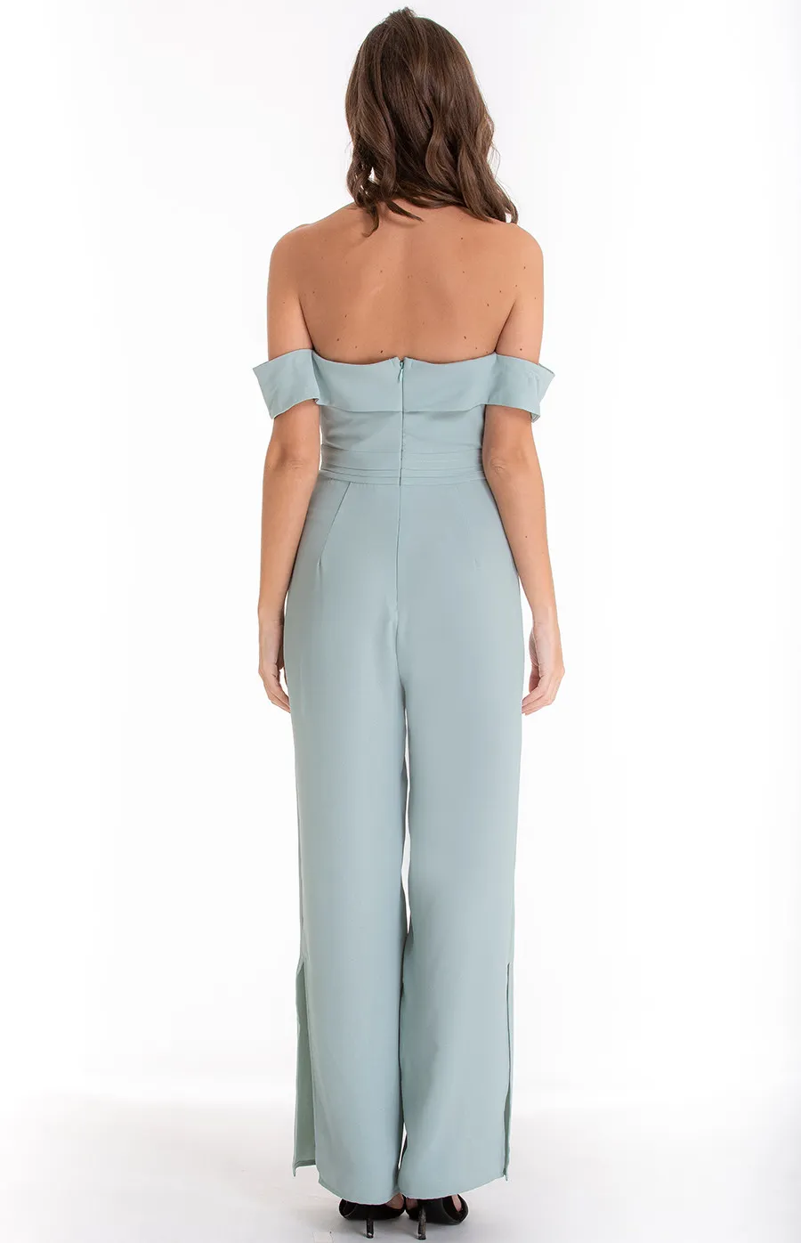 Off Shoulder Formal Jumpsuit (SJP358A)