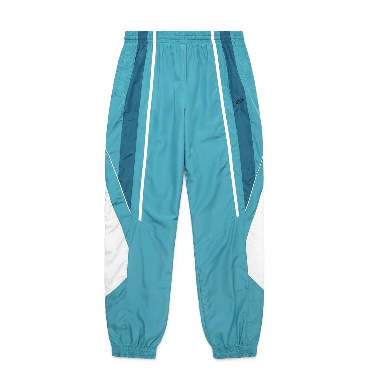 PANELED TRACKPANT TEAL/WHITE | Bodega