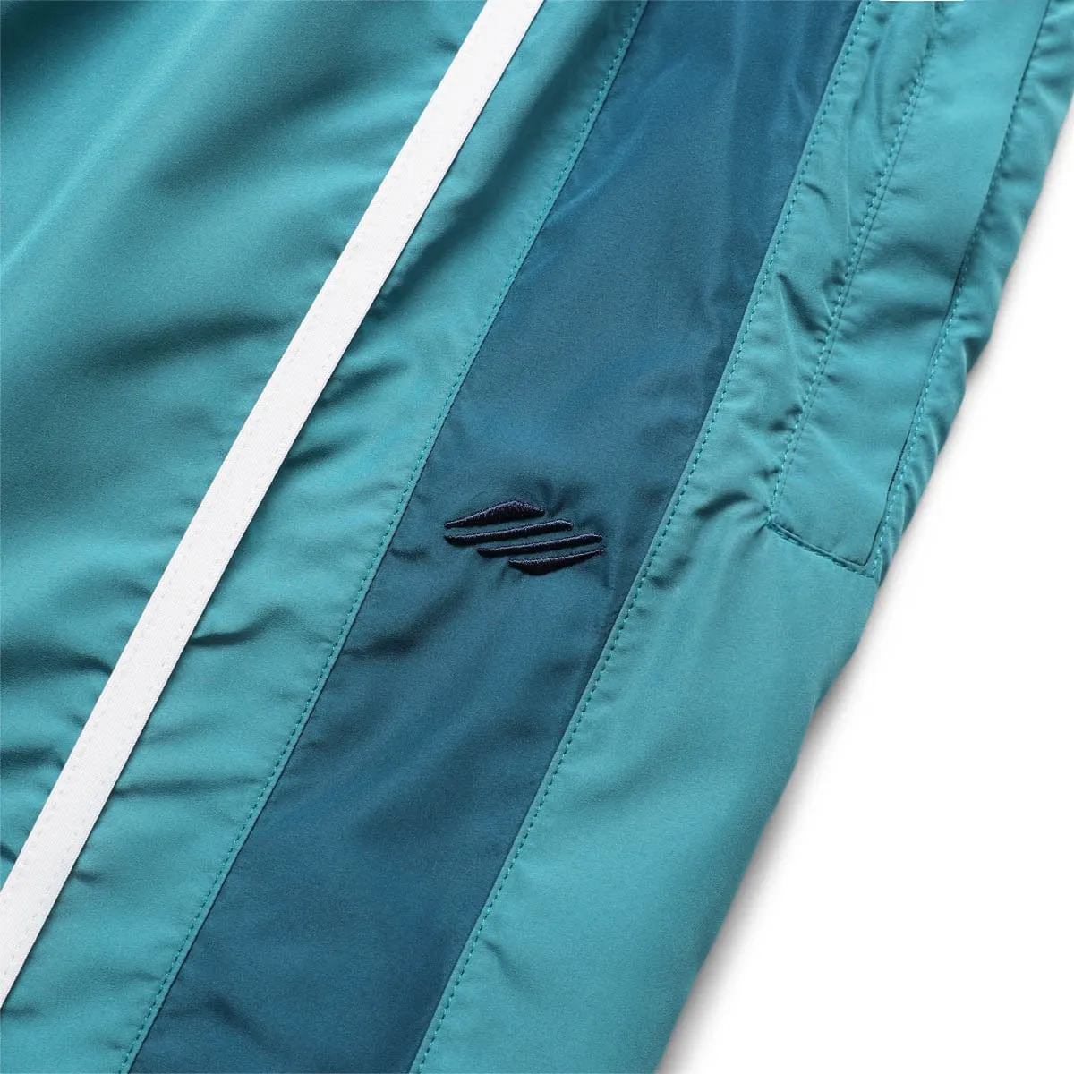 PANELED TRACKPANT TEAL/WHITE | Bodega