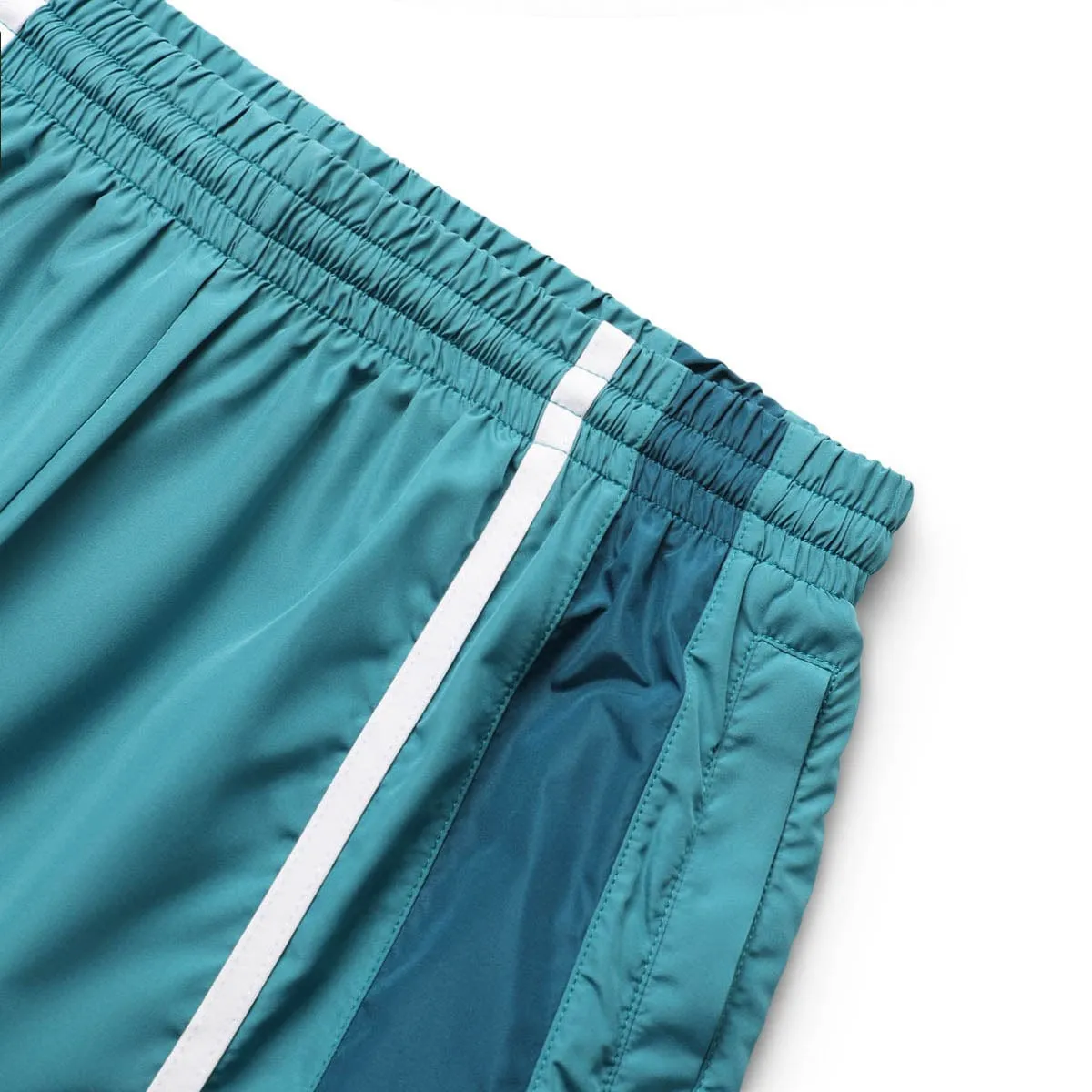 PANELED TRACKPANT TEAL/WHITE | Bodega