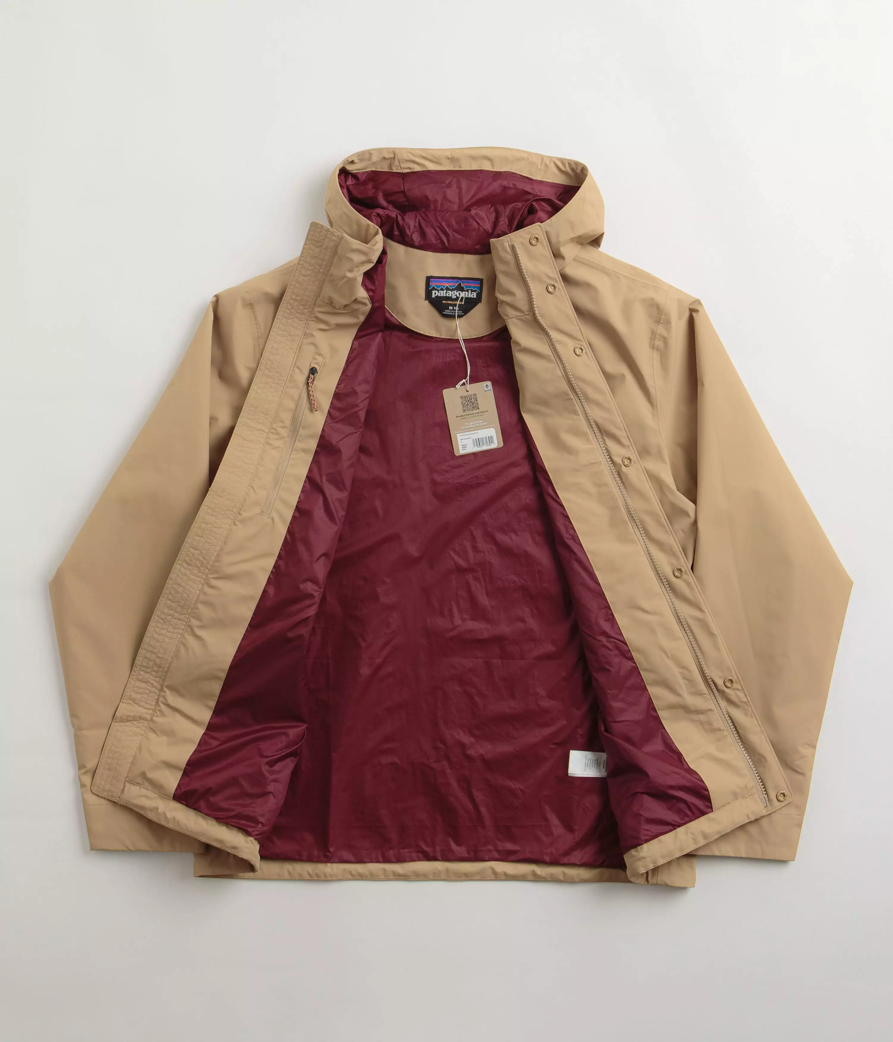 Patagonia Jackson Glacier Rain Jacket - Grayling Brown