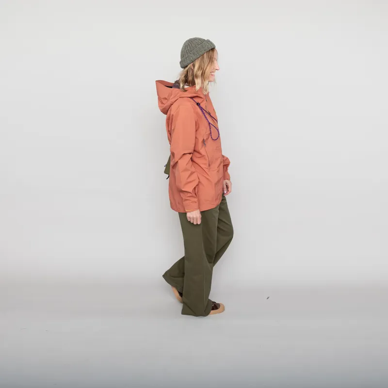 Patagonia Womens Boulder Fork Rain Jacket Sienna Clay