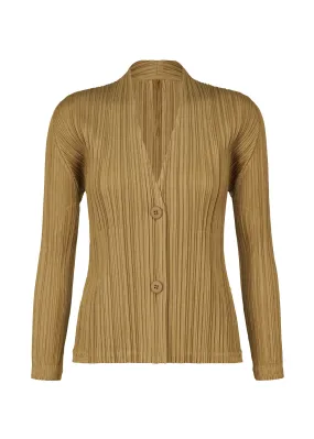 PLEATS PLEASE ISSEY MIYAKE  MELLOW PLEATS CARDIGAN   