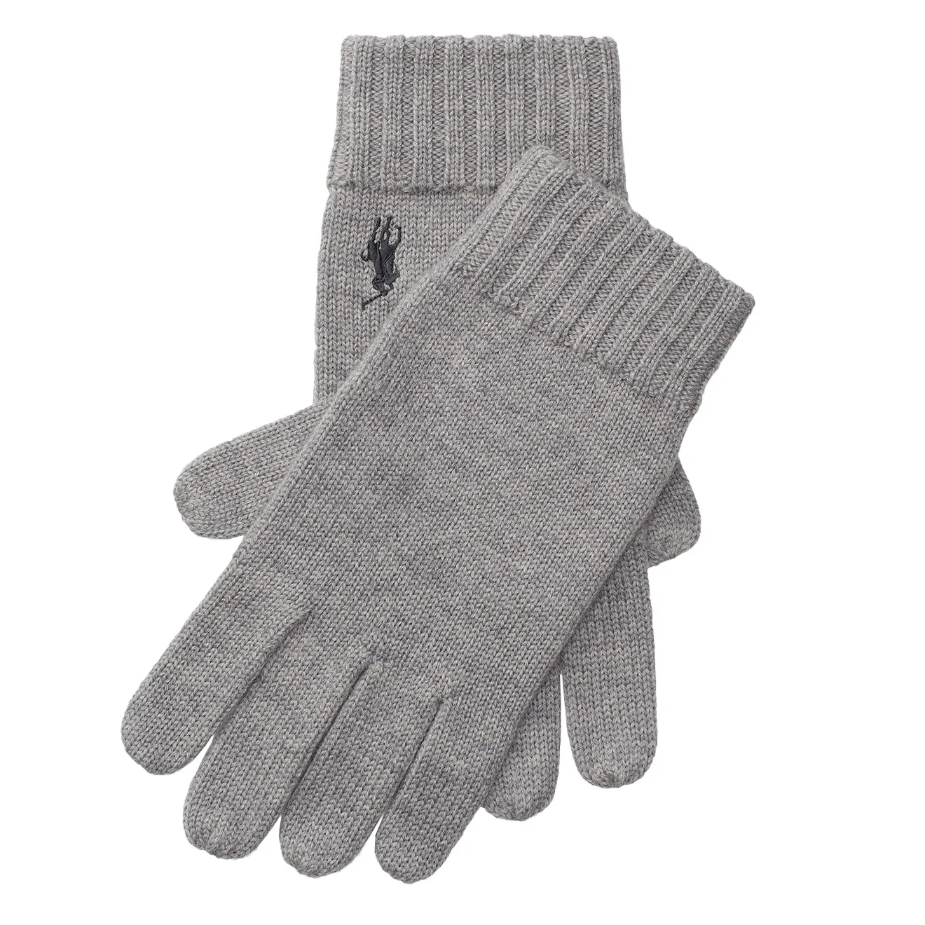 Polo Ralph Lauren Merino Gloves Fawn Grey Heather