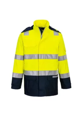 Portwest Bizflame Rain+ Hi-Vis Light Arc Jacket FR605 - MyWorkWear