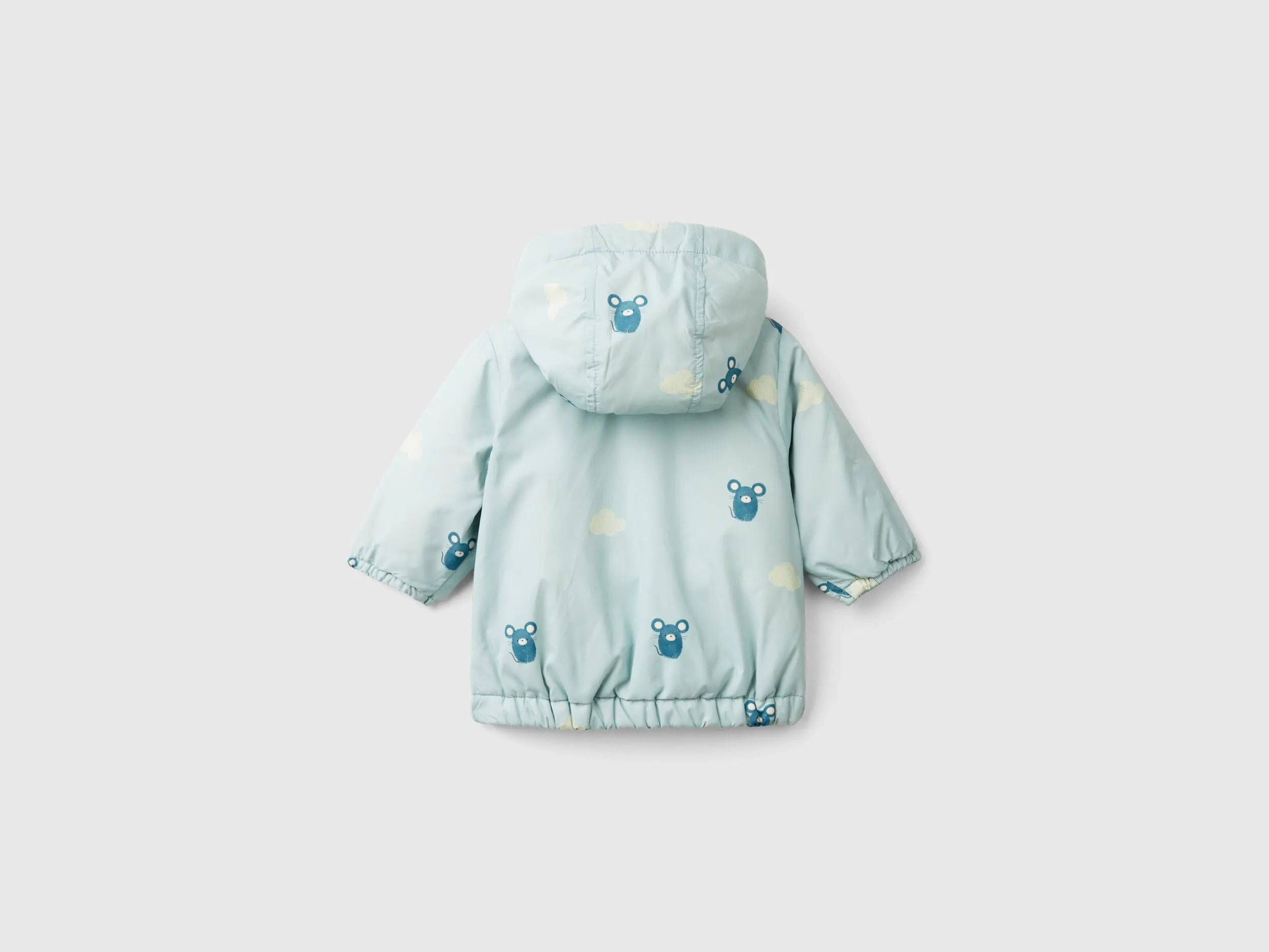 "Rain Defender" patterned jacket - Aqua | Benetton