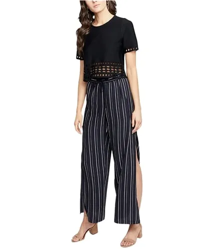 Rachel Roy Womens Side Slit Leg Dress Pants