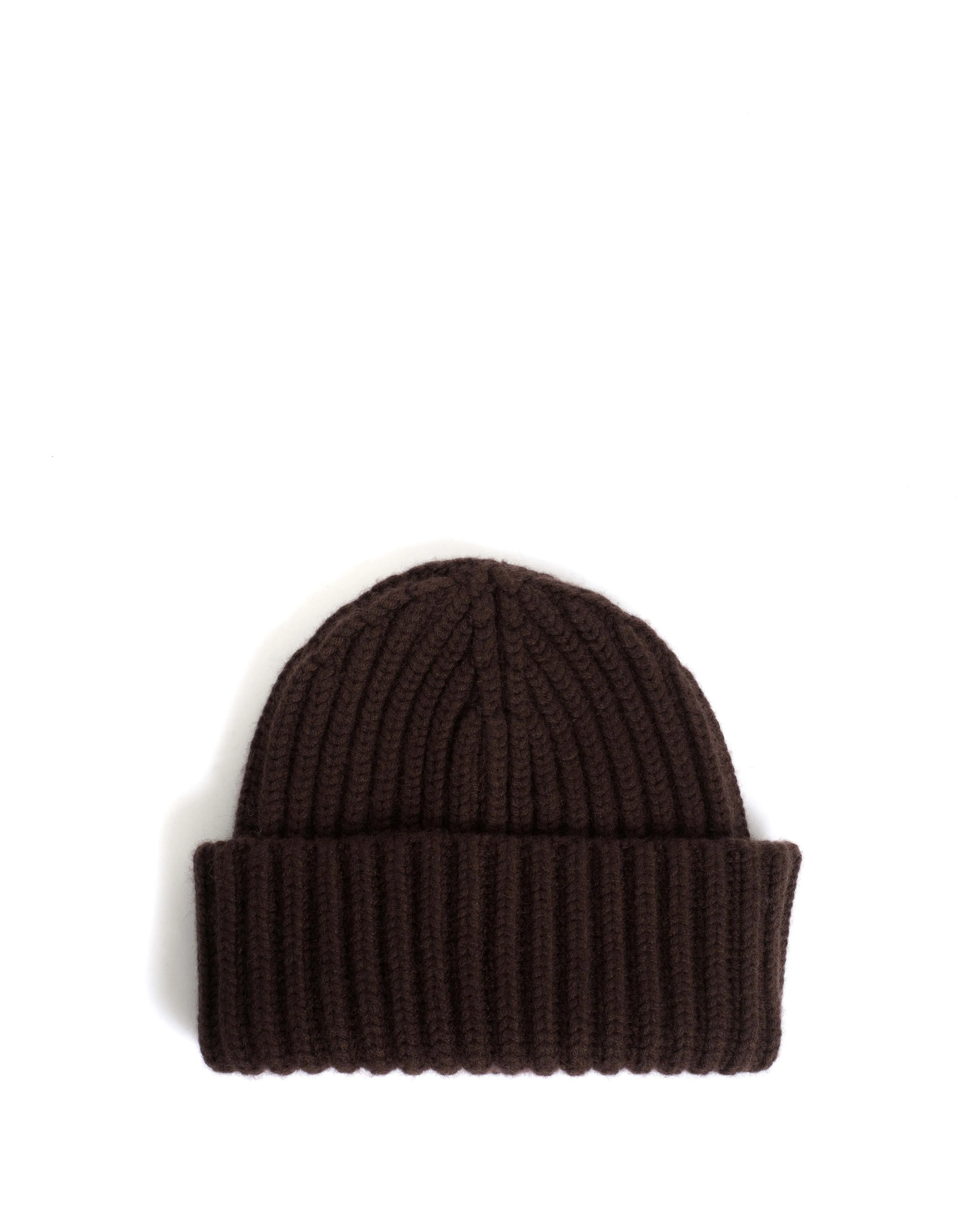 Sandra beanie 100% cashmere Coffee brown