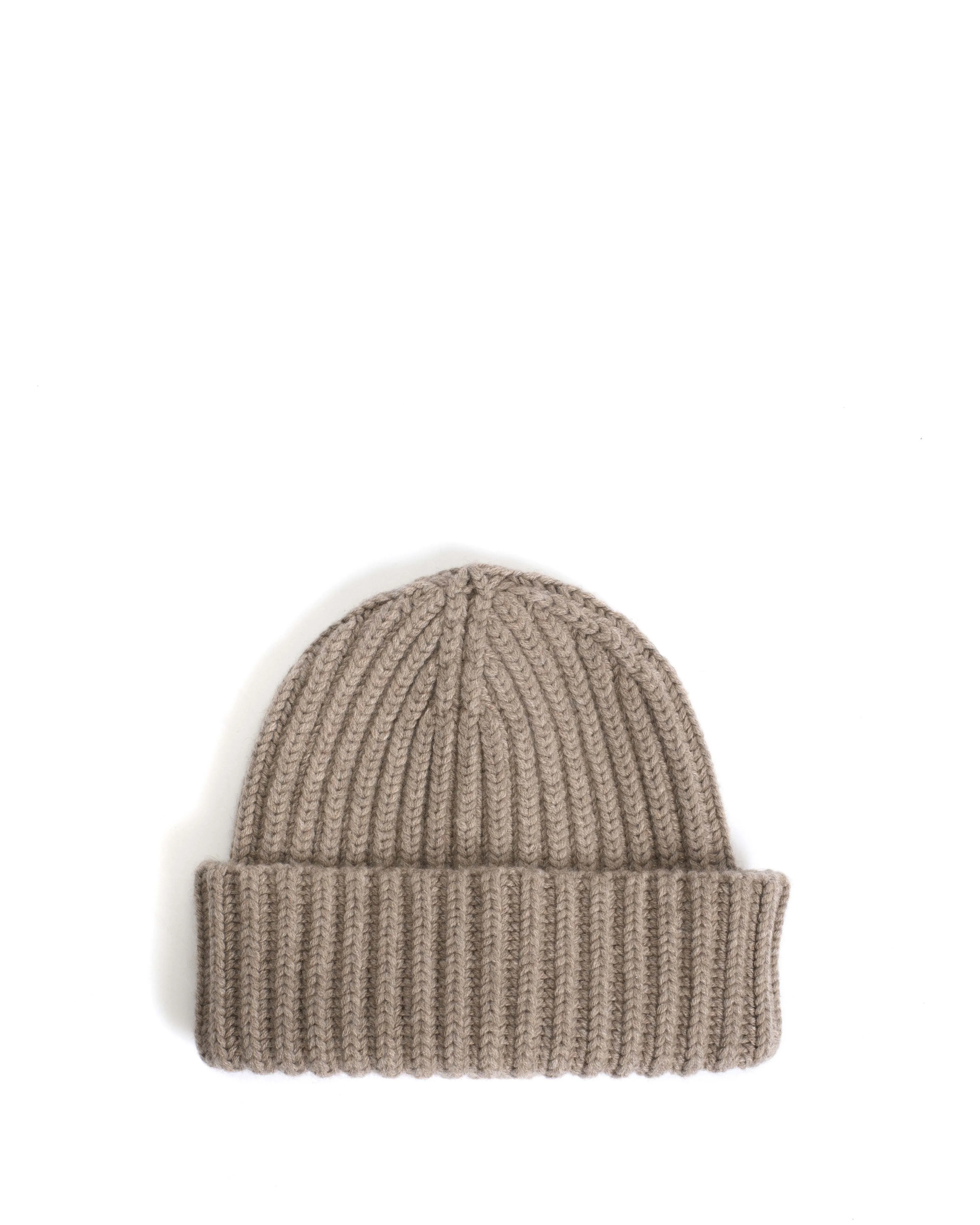 Sandra beanie 100% cashmere Dark taupe