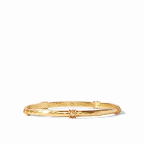 Savannah Stone Bangle Gold Cubic Zirconia - Medium by Julie Vos