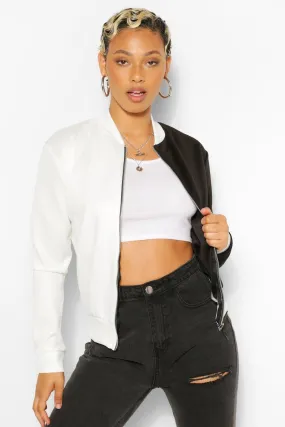 Scuba Contrast Bomber Jacket