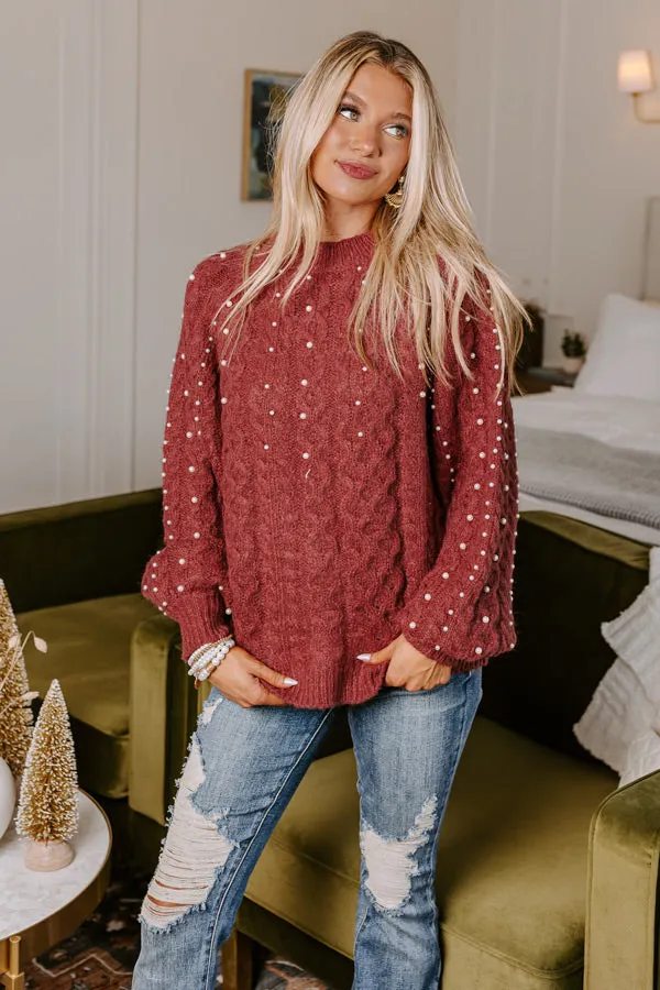 Sending Love To You Embellished Sweater