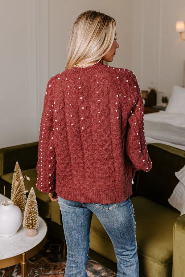 Sending Love To You Embellished Sweater