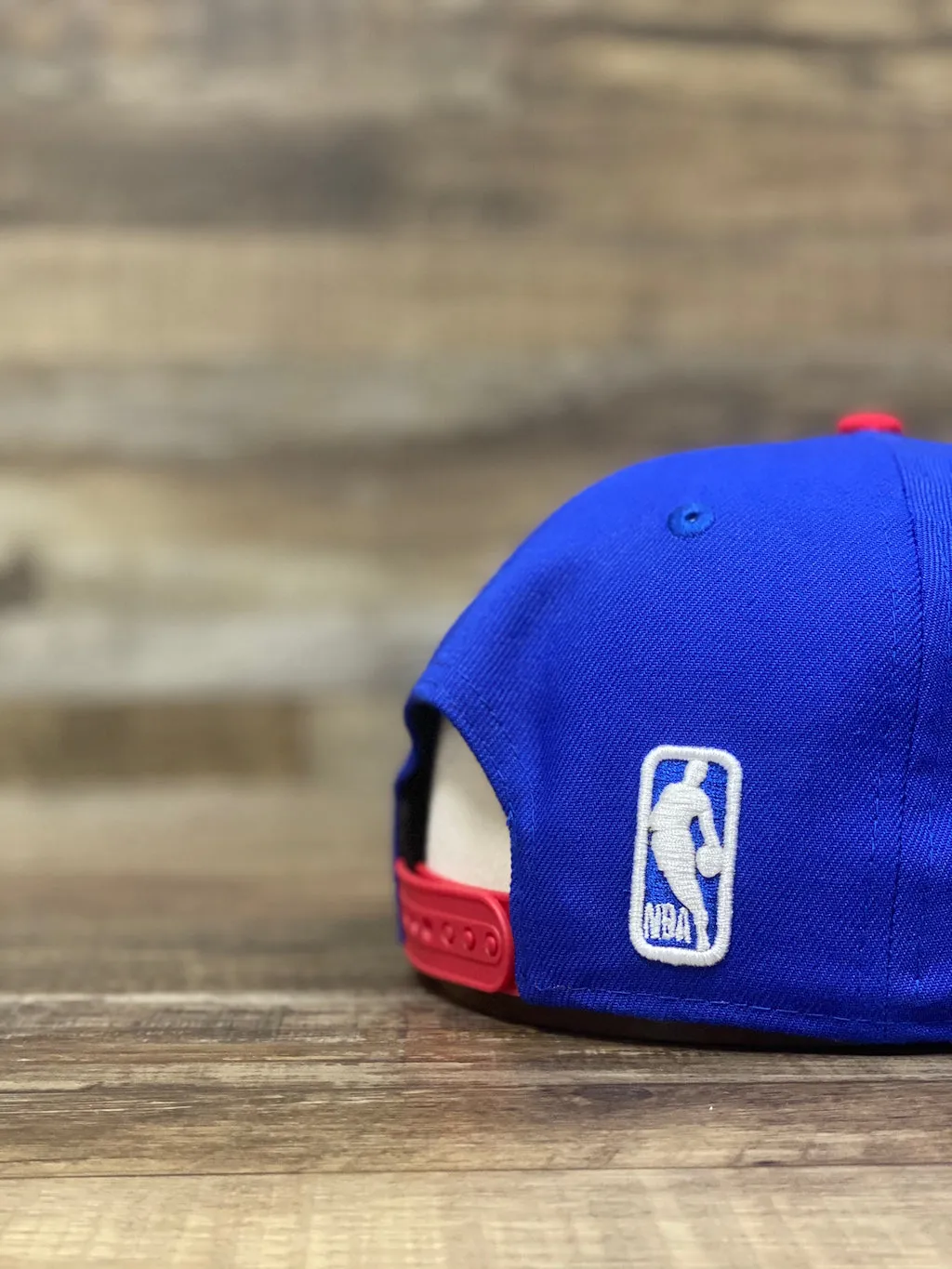 sixers snapback hat | 76ers colorway 950 snapback | Blue and red Philadelphia 76er snapback