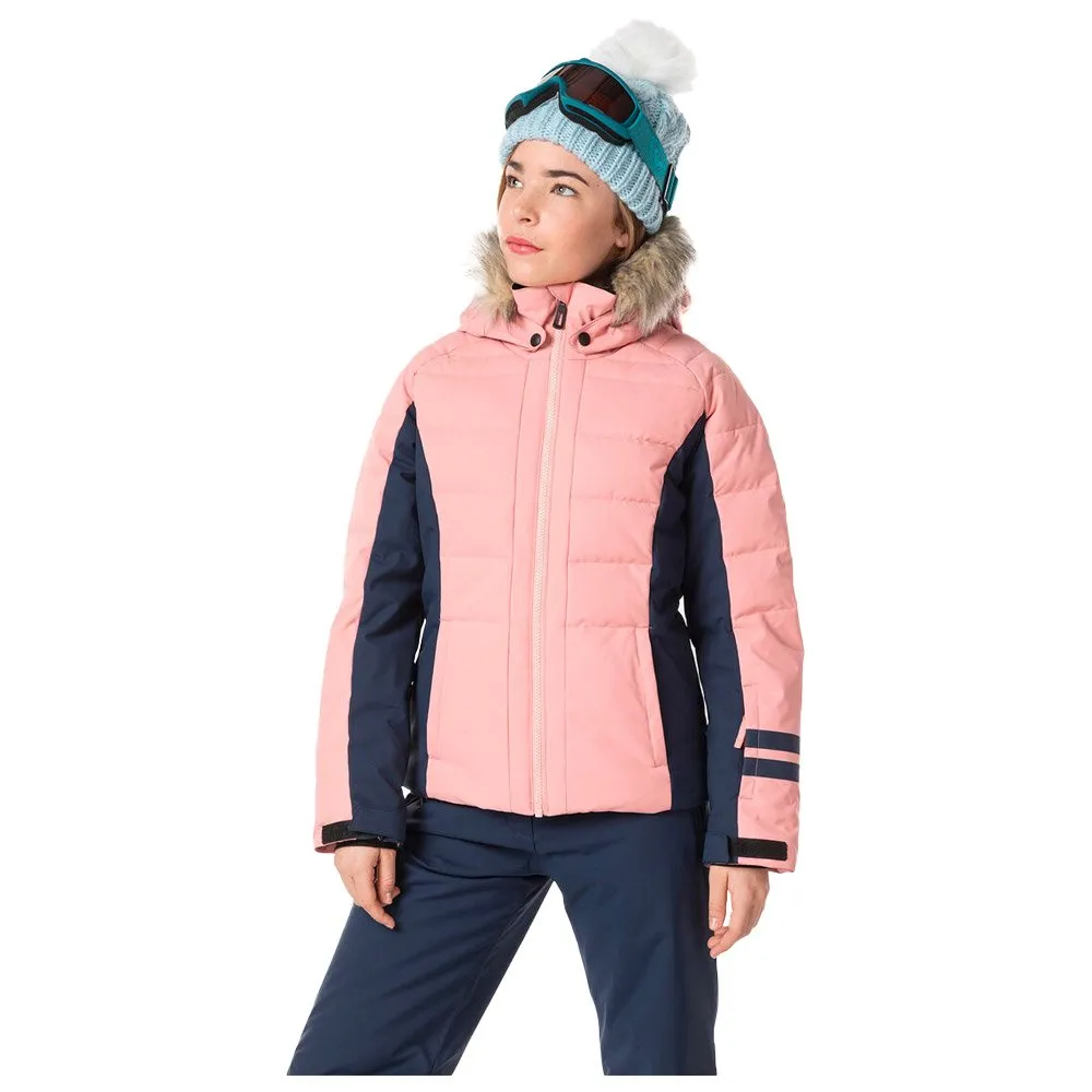 Ski Jacket Rossignol ---Girl Polydown Jkt Cooper Pink