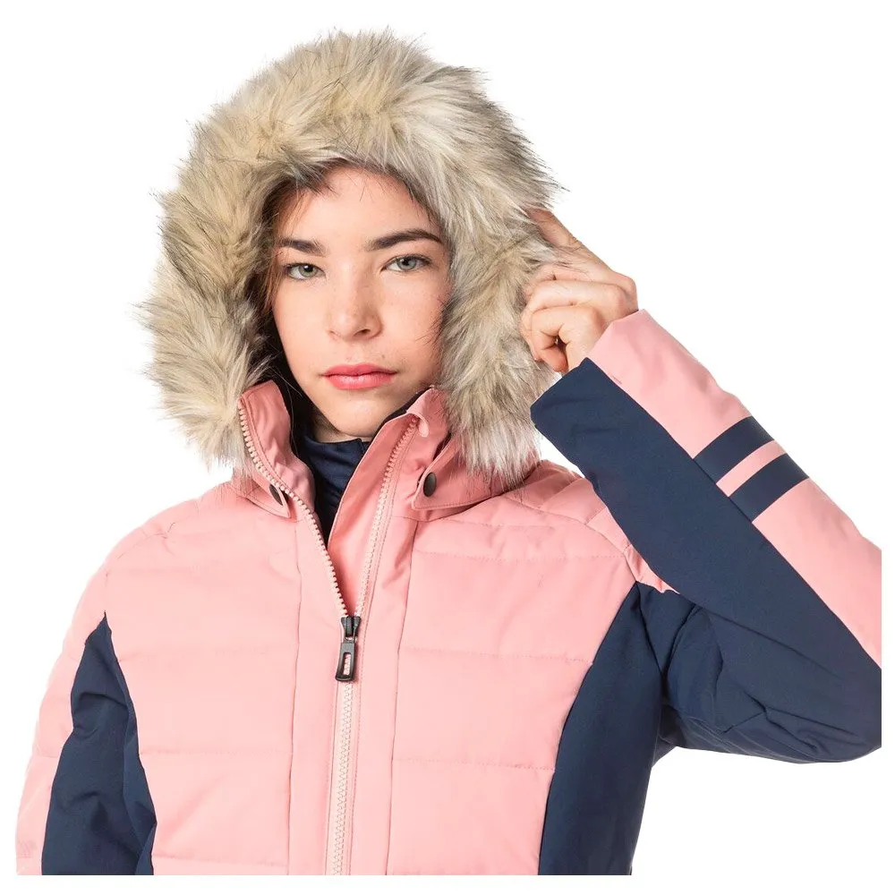 Ski Jacket Rossignol ---Girl Polydown Jkt Cooper Pink