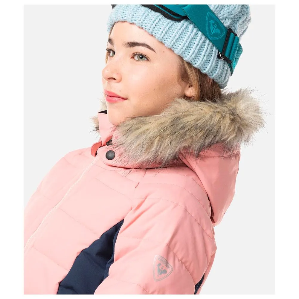 Ski Jacket Rossignol ---Girl Polydown Jkt Cooper Pink