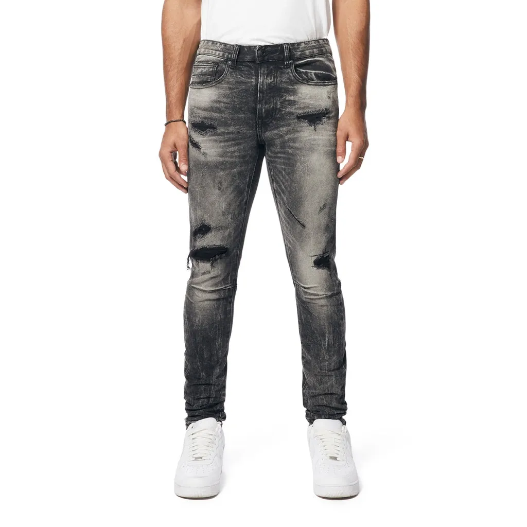 Slim Tapered Vintage Washed Jeans - Bali Grey