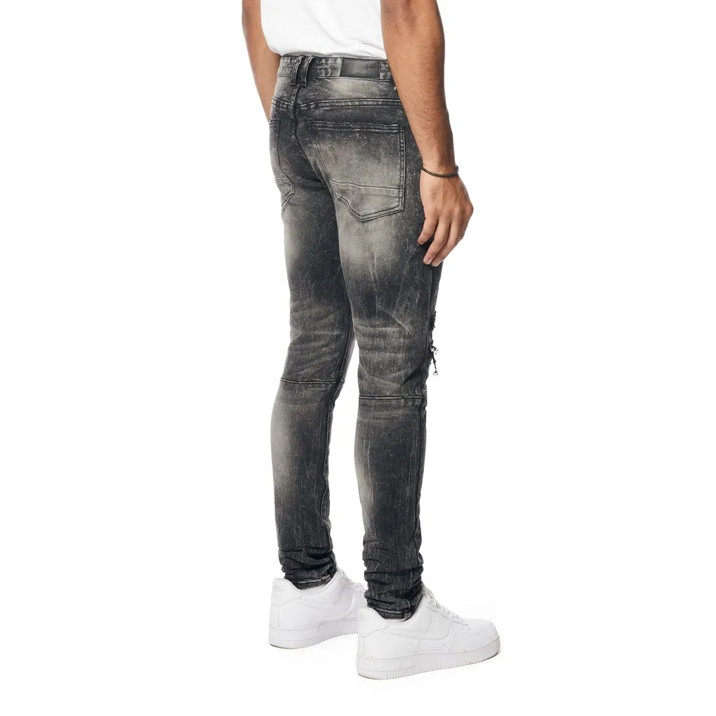 Slim Tapered Vintage Washed Jeans - Bali Grey