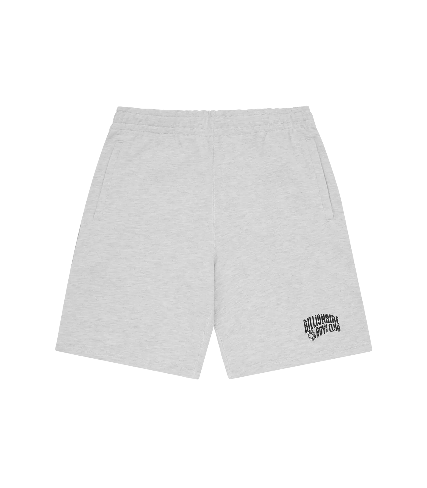 SMALL ARCH LOGO SHORTS - HEATHER ASH