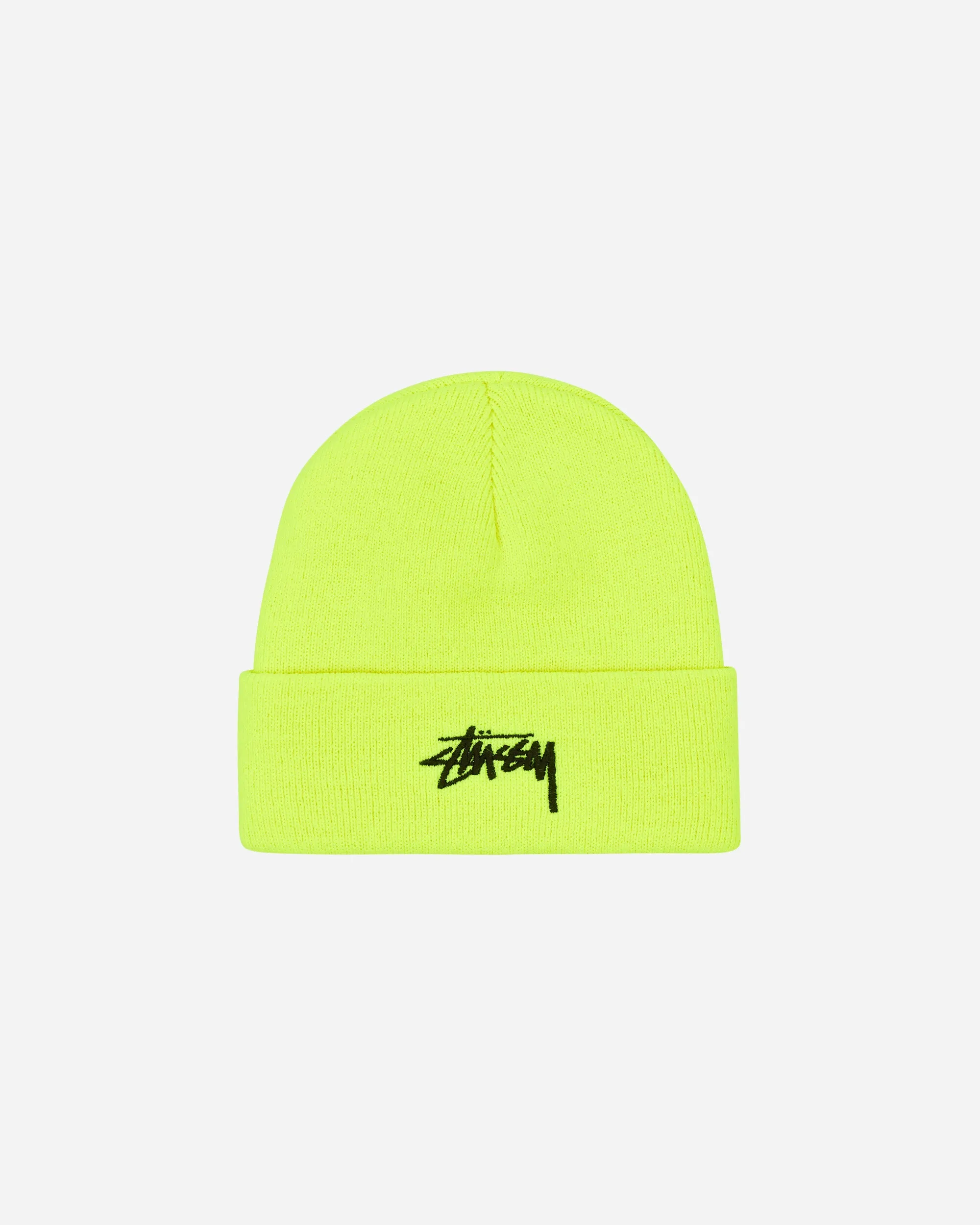 Stock Cuff Beanie Safety Yellow