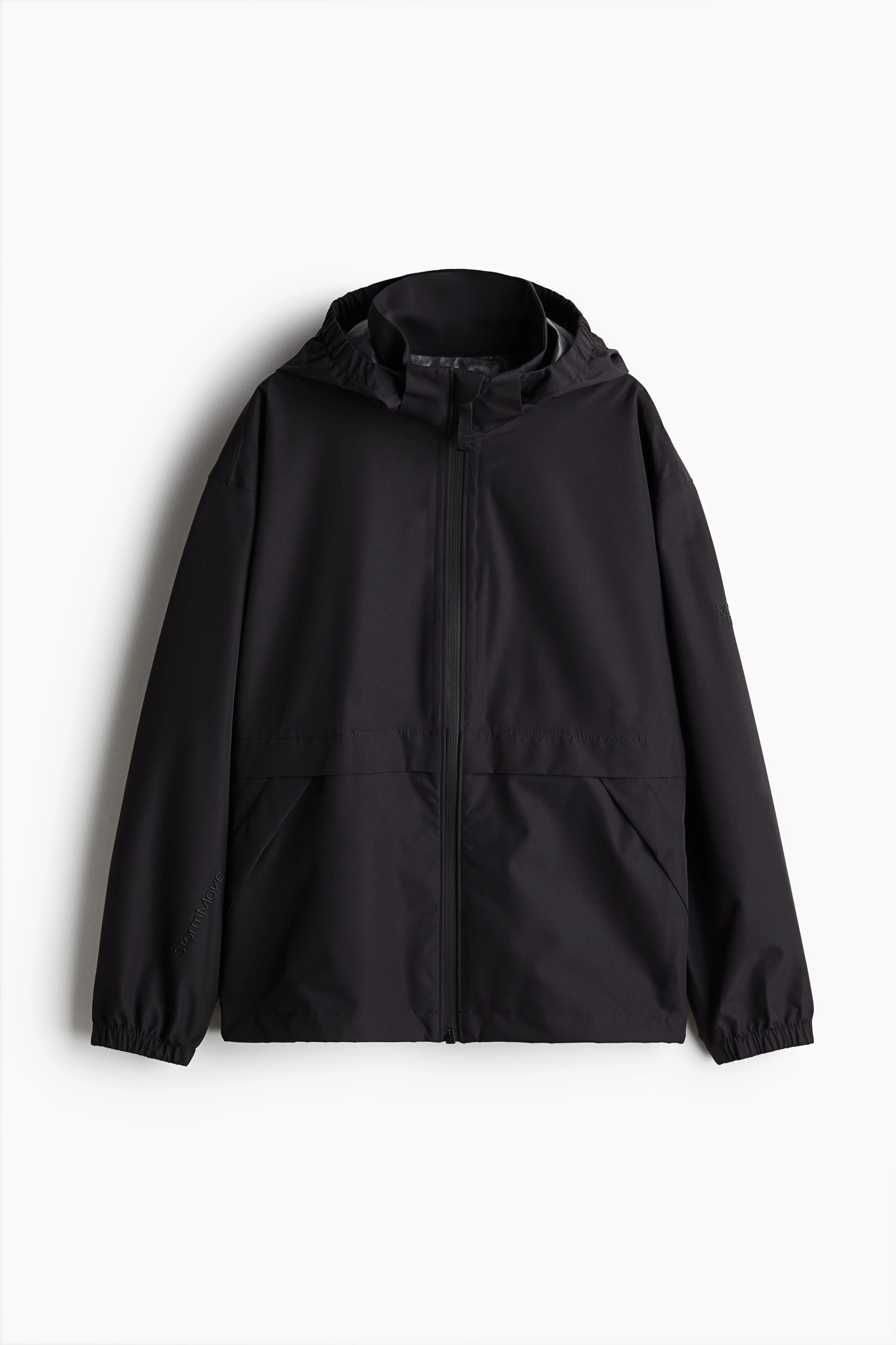 StormMove™ Rain jacket - Long sleeve - Regular length - Black - Kids | H&M GB