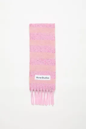 Stripe alpaca scarf - Narrow