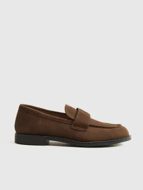 Suede Penny Loafers