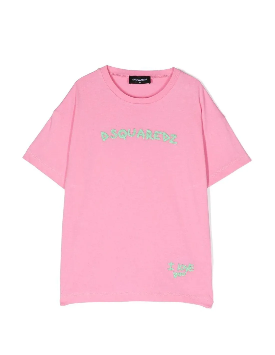 T-shirt Dsquared2 bimba DQ1571D0A3V rosa PE23