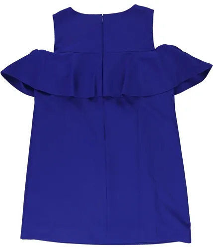 Tahari Womens Ruffle Shift Dress