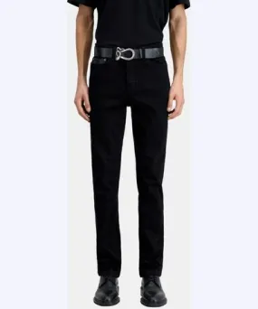 The Kooples Slim Jeans With Leather Pocket