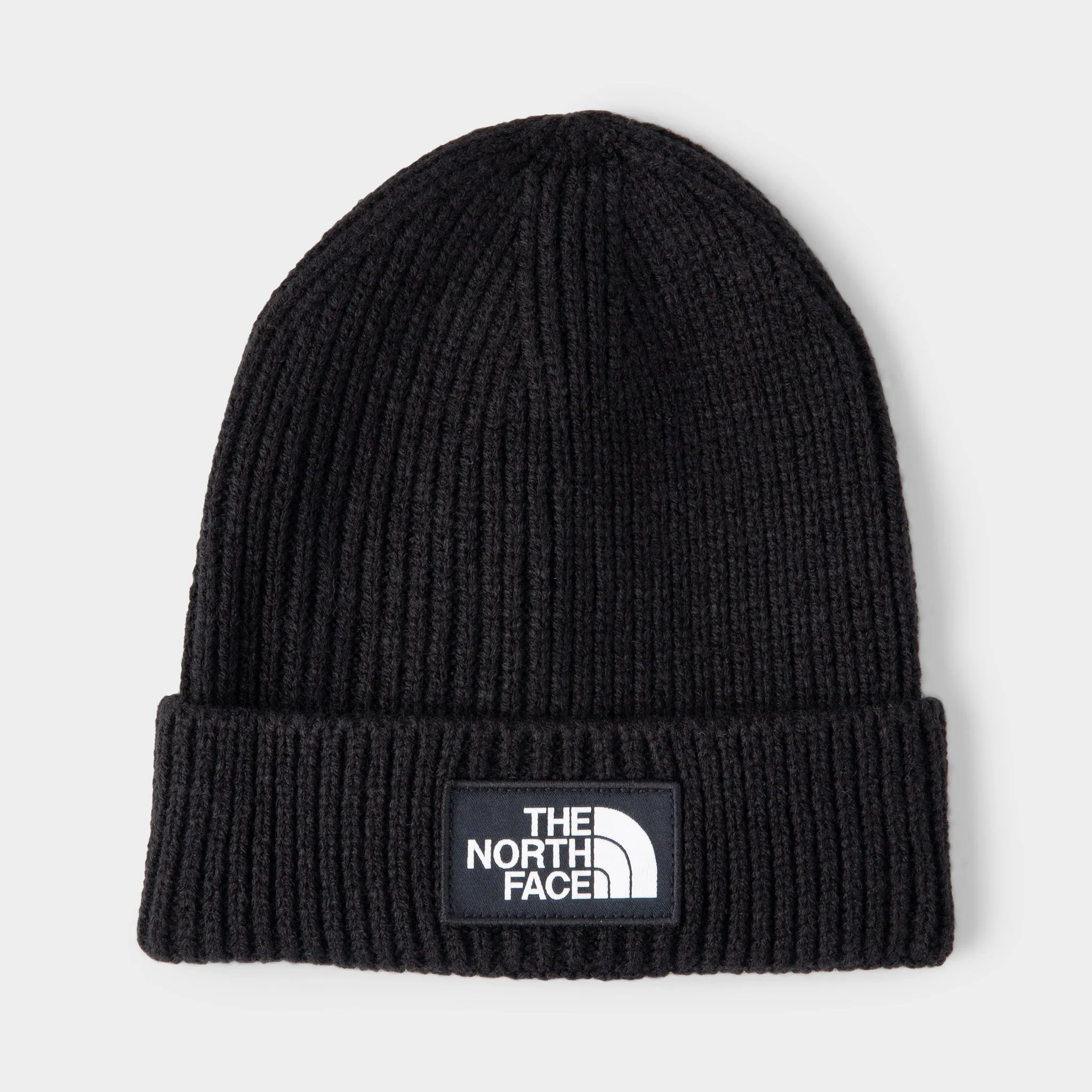 The North Face TNF Logo Box Cuffed Beanie / TNF Black