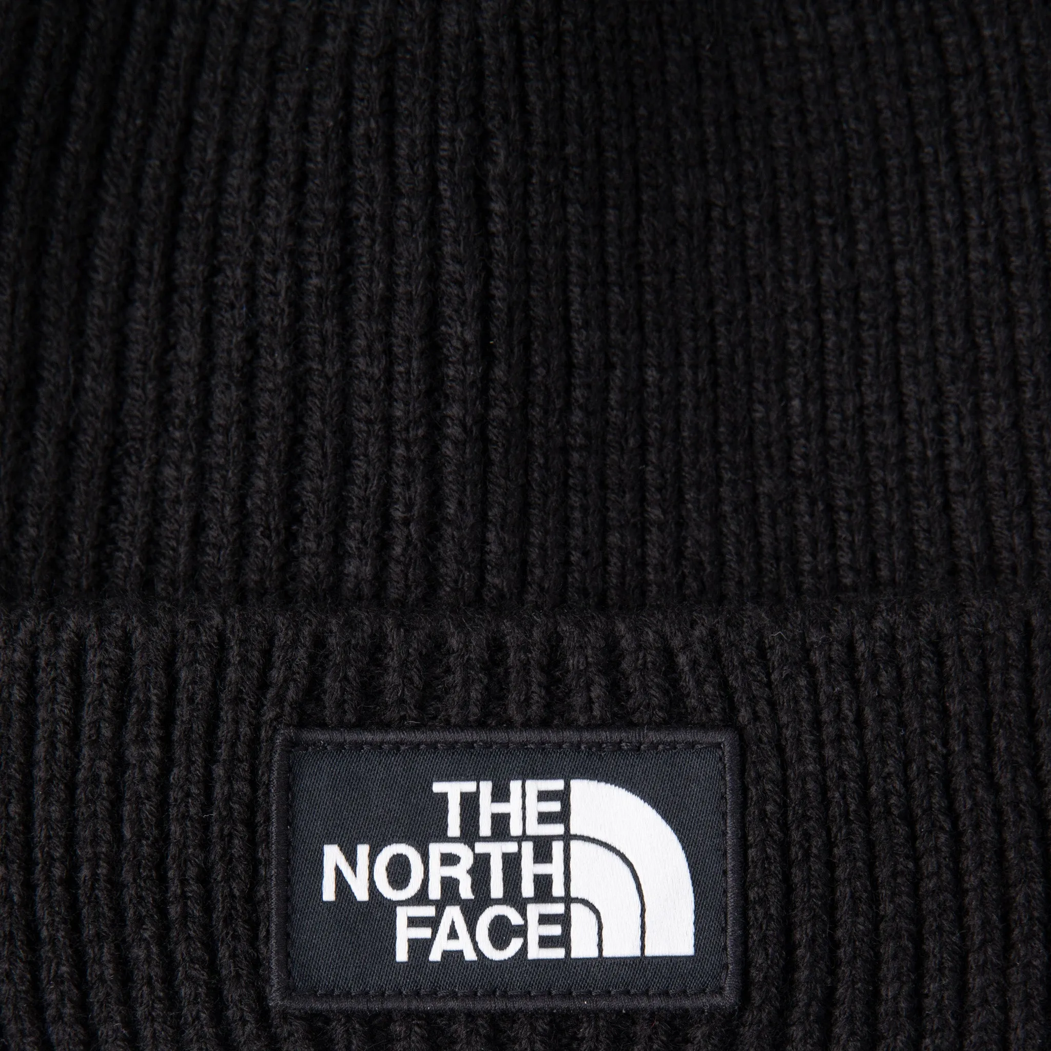 The North Face TNF Logo Box Cuffed Beanie / TNF Black