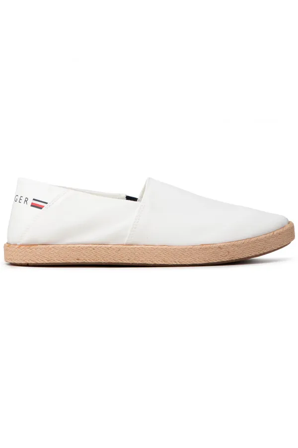 Tommy Hilfiger Espadrilles Back Logo White